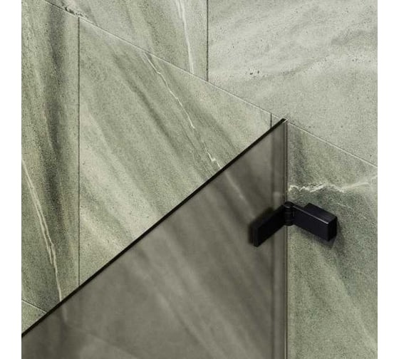 Шторка поворотная на петлях MaybahGlass 1400х705 6 мм бронза матовая MGV-652-6