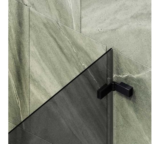 Шторка поворотная на петлях MaybahGlass 1400х705 6 мм графит MGV-654-6