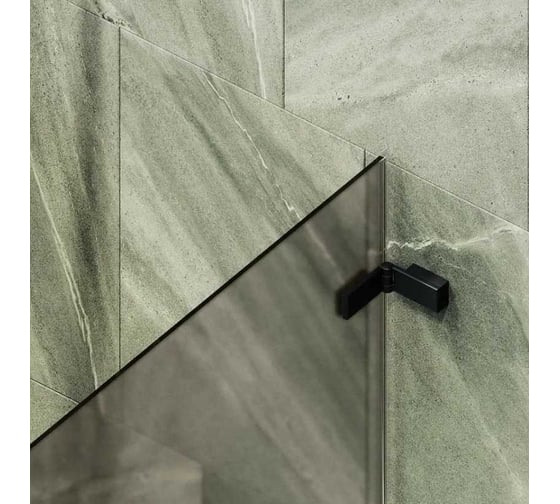 Шторка поворотная на петлях MaybahGlass 1400х705 6 мм графит матовый MGV-653-6