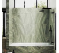 Шторка поворотная на петлях MaybahGlass 1400х405 6 мм сатин MGV-648-6