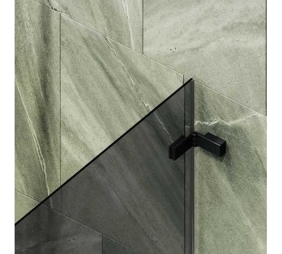 Шторка поворотная с добором MaybahGlass 1400х690 6 мм бесцветное MGV-656-6