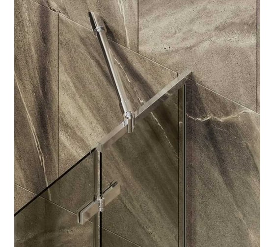 Шторка поворотная с добором MaybahGlass 1400х990 6 мм бронза MGV-916-4