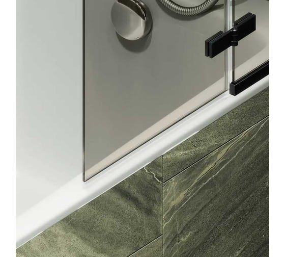 Шторка поворотная с добором MaybahGlass 1400х690 6 мм бронза MGV-657-6
