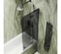 Шторка поворотная с добором MaybahGlass 1400х690 6 мм графит матовый MGV-660-6 1