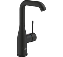 Смеситель однорычажный для раковины Grohe 24177KF1 Essence, размер L, фантомный чёрный 00000136004