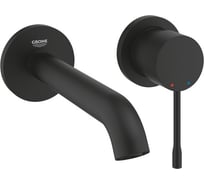 Смеситель для раковины на два отверстия Grohe 29192KF1 Essence размер M, фантомный чёрный 00000136008