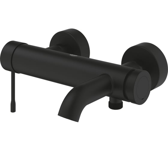 Смеситель однорычажный для ванны 25250KF1 Essence+, фантомный чёрный Grohe 00000136007 1