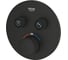 Термостат для встраиваемого монтажа на 2 выхода Grohe 29507KF0 Grohtherm SmartControl, фантомный чёрный 00000136010 2