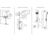 Комплект 3F для душа VITRA Dynamic S A49152EXP 2