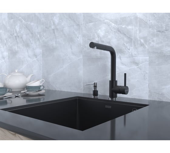 Смеситель для кухни Paulmark Kassel антрацит Ka214311-401TB