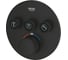Термостат для встраиваемого монтажа на 3 выхода Grohe 29508KF0 Grohtherm SmartControl, фантомный чёрный 00000136009 2