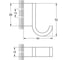 Крючок для банного халата Grohe 41216KF0 Selection, фантомный чёрный 00000136017 2