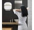 Держатель для туалетной бумаги с полочкой OQQI dispenser-wgold 9