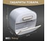 Держатель для туалетной бумаги с полочкой OQQI dispenser-wgold 12