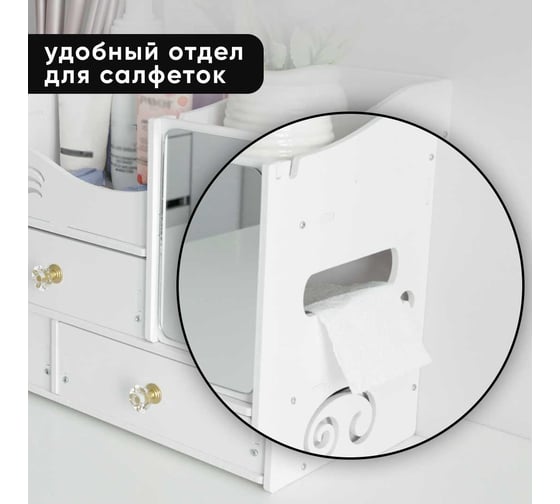 Органайзер с зеркалом справа OQQI Organizer-mirror1