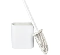 Ершик для унитаза силиконовый подвесной без сверления Kleber "Lite" белый KLE-LT090WT