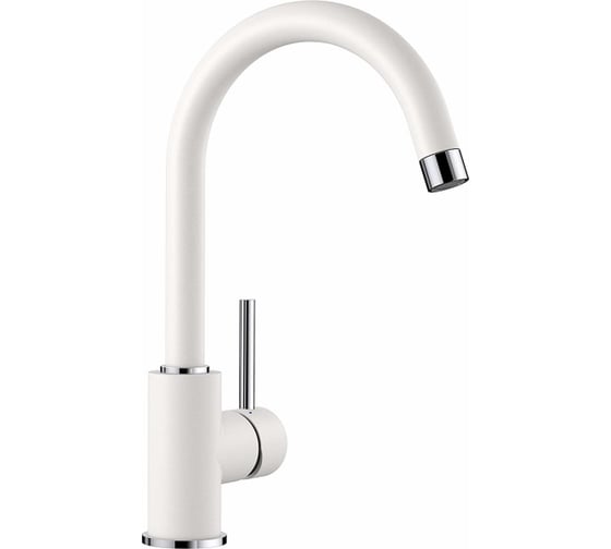 Кухонный смеситель BLANCO MIDA SILGRANIT белый 524204