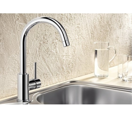 Кухонный смеситель BLANCO MIDA хром 524201