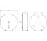 Туалетный дозатор BEMETA HOTEL 148112051 2