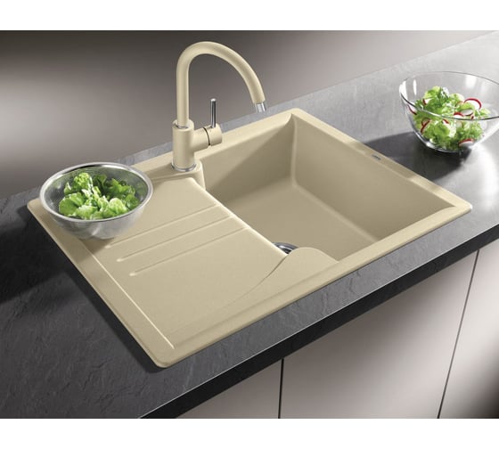 Кухонный смеситель BLANCO MIDA SILGRANIT шампань 524206
