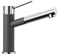 Кухонный смеситель BLANCO ALTA-S COMPACT хром/темная скала 518809