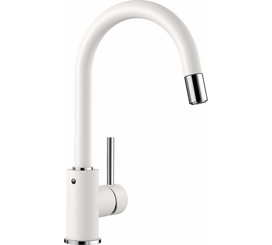 Кухонный смеситель BLANCO MIDA-S SILGRANIT белый 521457