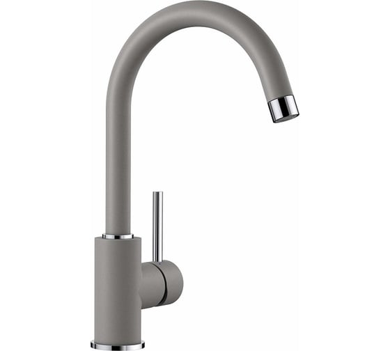 Кухонный смеситель BLANCO MIDA SILGRANIT алюметаллик 524203 1