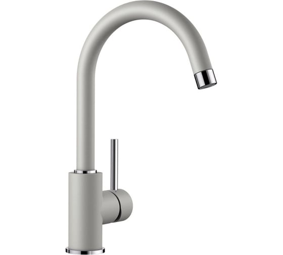 Кухонный смеситель BLANCO MIDA SILGRANIT жемчужный 524210
