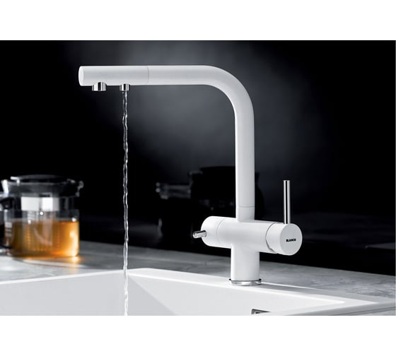 Кухонный смеситель BLANCO FONTAS II SILGRANIT белый 525141