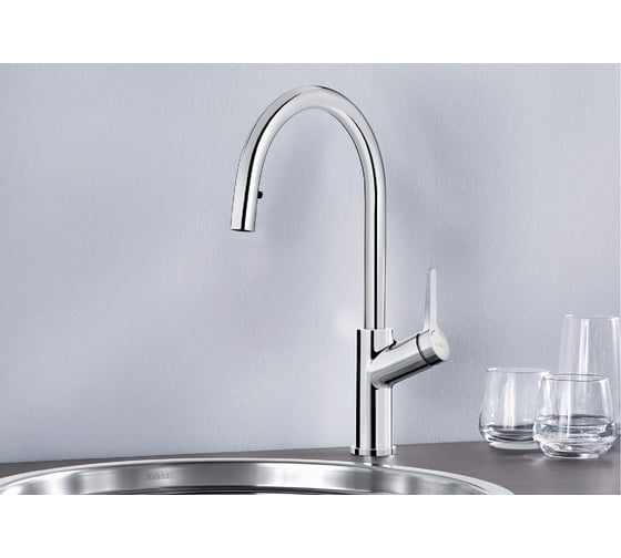 Кухонный смеситель BLANCO CARENA-S хром 520767