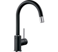 Кухонный смеситель BLANCO MIDA-S SILGRANIT антрацит 521455