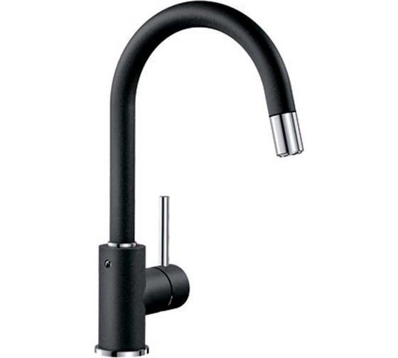 Кухонный смеситель BLANCO MIDA-S SILGRANIT антрацит 521455