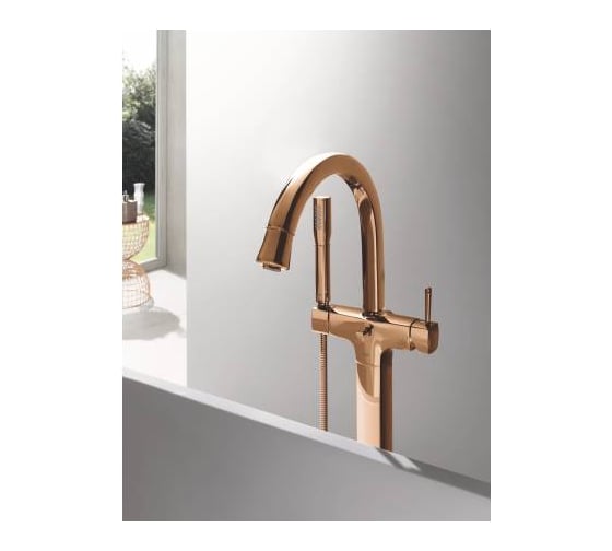 Смеситель для ванны Grohe Grandera однорычажный, напольный монтаж 23318DA0