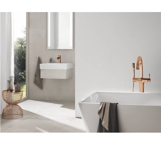 Смеситель для ванны Grohe Grandera однорычажный, напольный монтаж 23318DA0