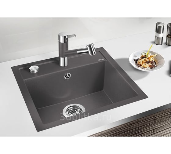 Кухонный смеситель BLANCO TIVO SILGRANIT хром/алюметаллик 517601