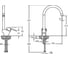 Кухонный смеситель VITRA Dynamic S A42157EXP 2