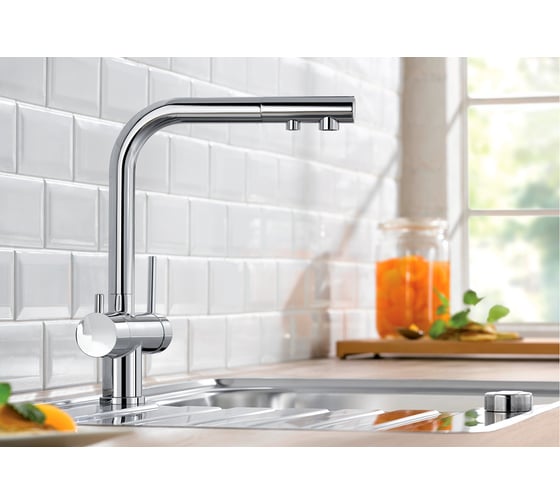 Кухонный смеситель BLANCO FONTAS II хром 525137
