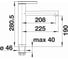 Кухонный смеситель BLANCO LINEE хром 517594 2