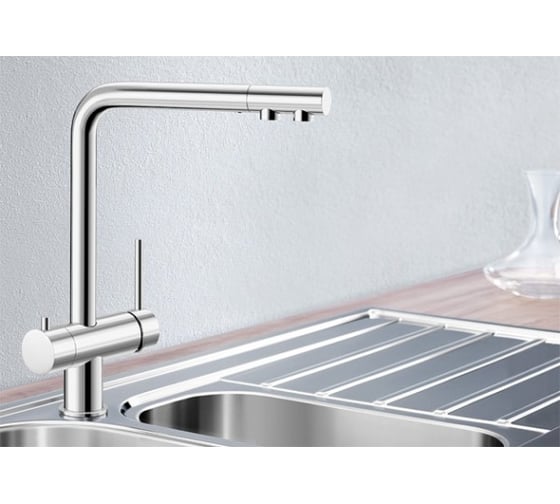 Кухонный смеситель BLANCO FONTAS II UltraResist нержавеющая сталь 525138