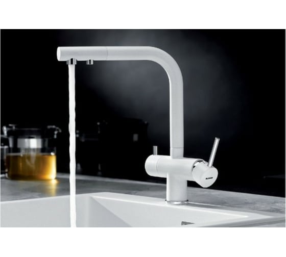 Кухонный смеситель BLANCO FONTAS II SILGRANIT жемчужный 525147