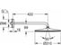 Верхний душ Grohe Rainshower 310 Mono 310 1 режим , круглый и душевой кронштейн 26557000 3