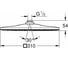 Верхний душ Grohe Rainshower 310 Mono 310 1 режим струи, квадратный 26567000 2