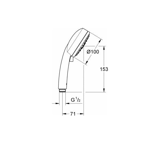 Ручной душ Grohe New Tempesta Cosmopolitan 100 IV 27573002