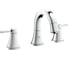 Смеситель для раковины Grohe Grandera на 3 отверстия, низкий излив 20417000 1