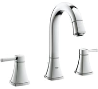 Смеситель для раковины Grohe Grandera на 3 отверстия, высокий излив 20389000