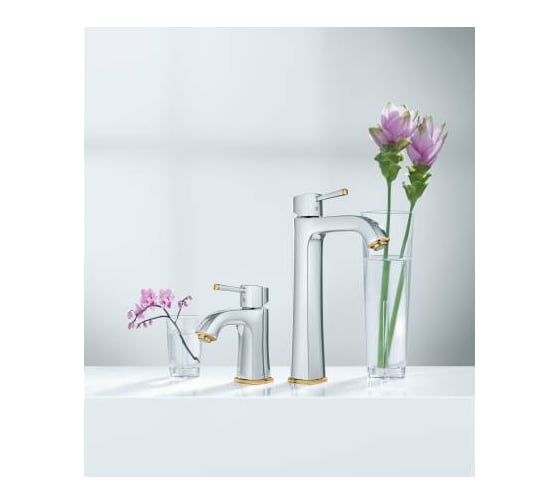 Смеситель для раковины Grohe Grandera однорычажный, со сливным гарнитуром 23303IG0