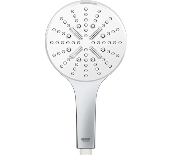 Ручной душ Grohe RainShower SmartActive 130 круглый, 3 режима струи, 9.5 л/мин 26574LS0