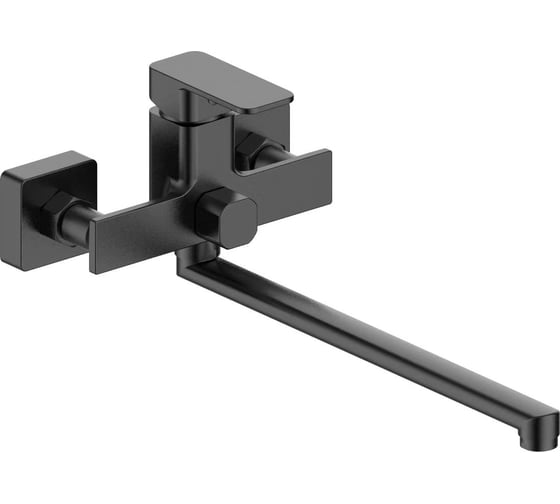 Смеситель для ванны ESKO Line черный с длинным изливом EL_STR 31 Black
