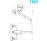 Смеситель для ванны ESKO Line , с аксессуарами, черный, EL_STR31AB 4