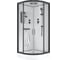 Душевая кабина Cerutti SPA VIVA-101B 100x100 см низкий поддон, профиль черный, стекло прозрачное 8555 2